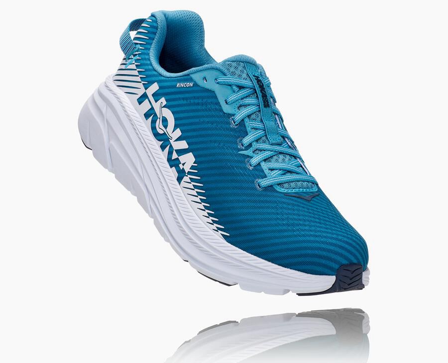 Hoka One One Rincon 2 Löparskor Herr - Blå/Vita - PXVKA-1057